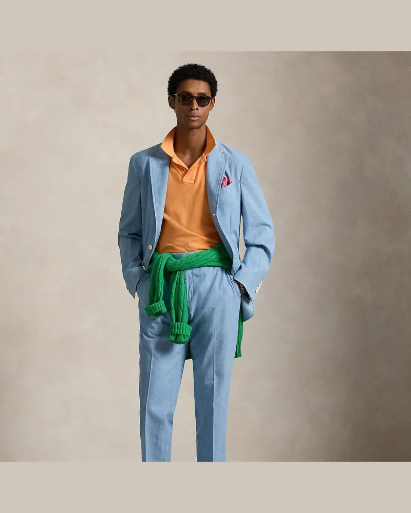 Ralph Lauren Anzughose aus Chambray Blue