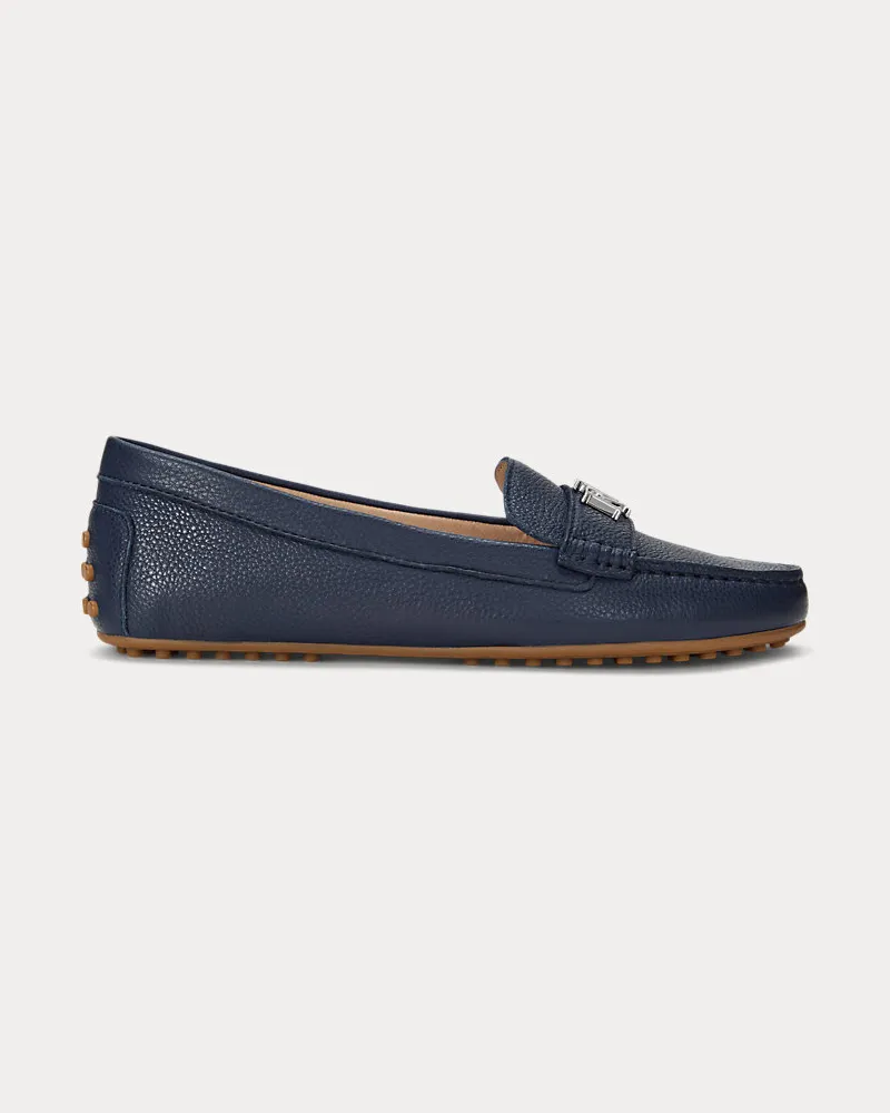 Ralph Lauren Loafer Barnsbury aus Narbenleder Blue