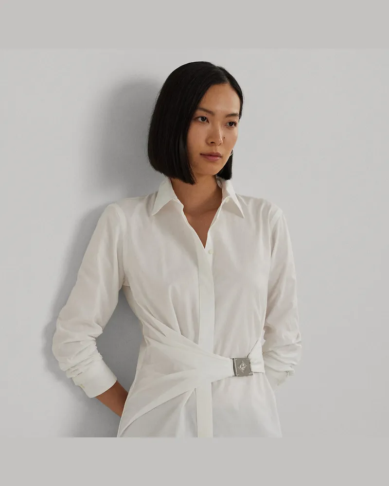 Ralph Lauren Baumwollhemd mit Schnallendetail White