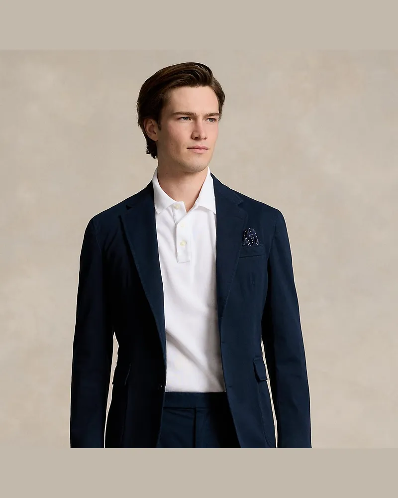 Ralph Lauren Tailored-Fit Chino-Sakko Polo Soft Blue