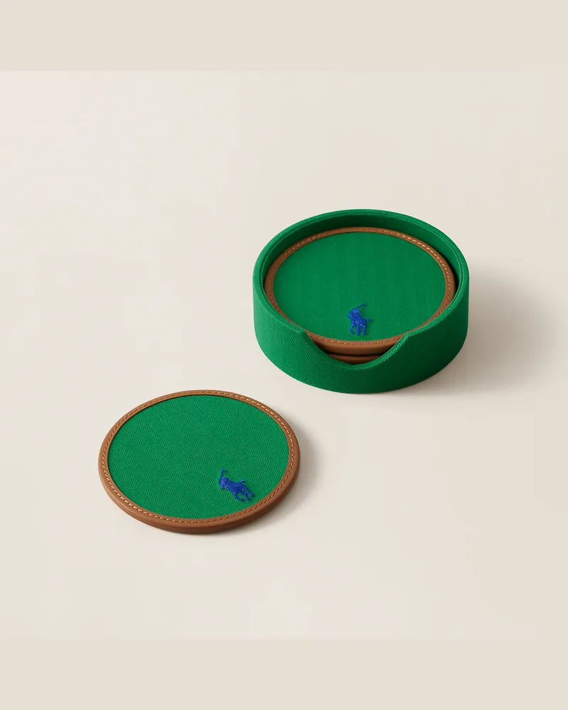 Ralph Lauren Home Untersetzer-Geschenkset Polo Icon Green