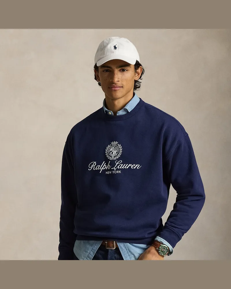 Ralph Lauren Relaxed-Fit Fleece-Sweatshirt mit Grafik Blue