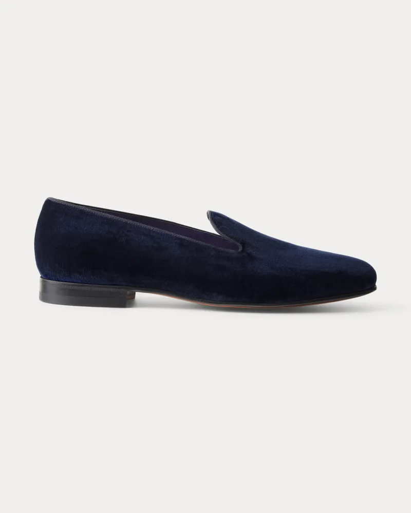 Ralph Lauren Samtslipper Alonzo Blue