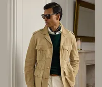 Handgeschneiderte Utility-Wildlederjacke