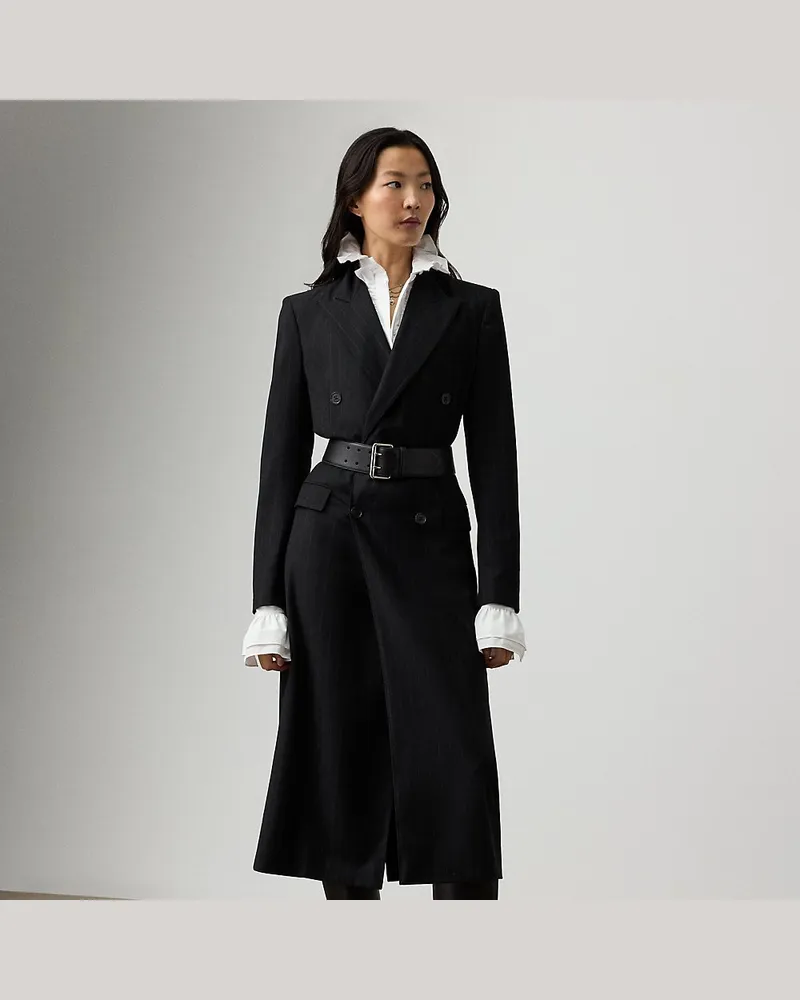Ralph Lauren Tageskleid Camryn mit Kreidestreifen Black