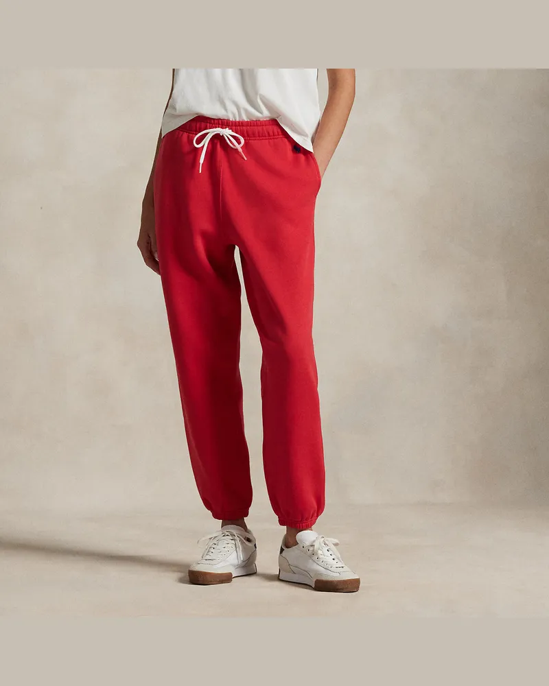 Ralph Lauren Fleece-Jogginghose mit Tunnelzug Red