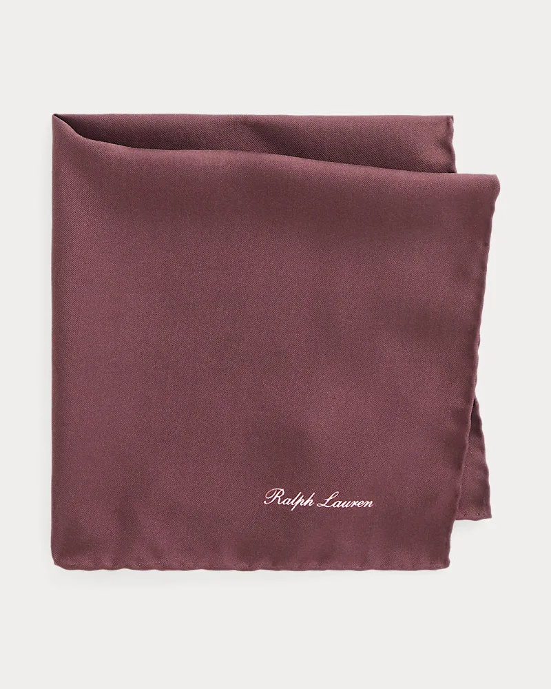 Ralph Lauren Einstecktuch aus Seide Red