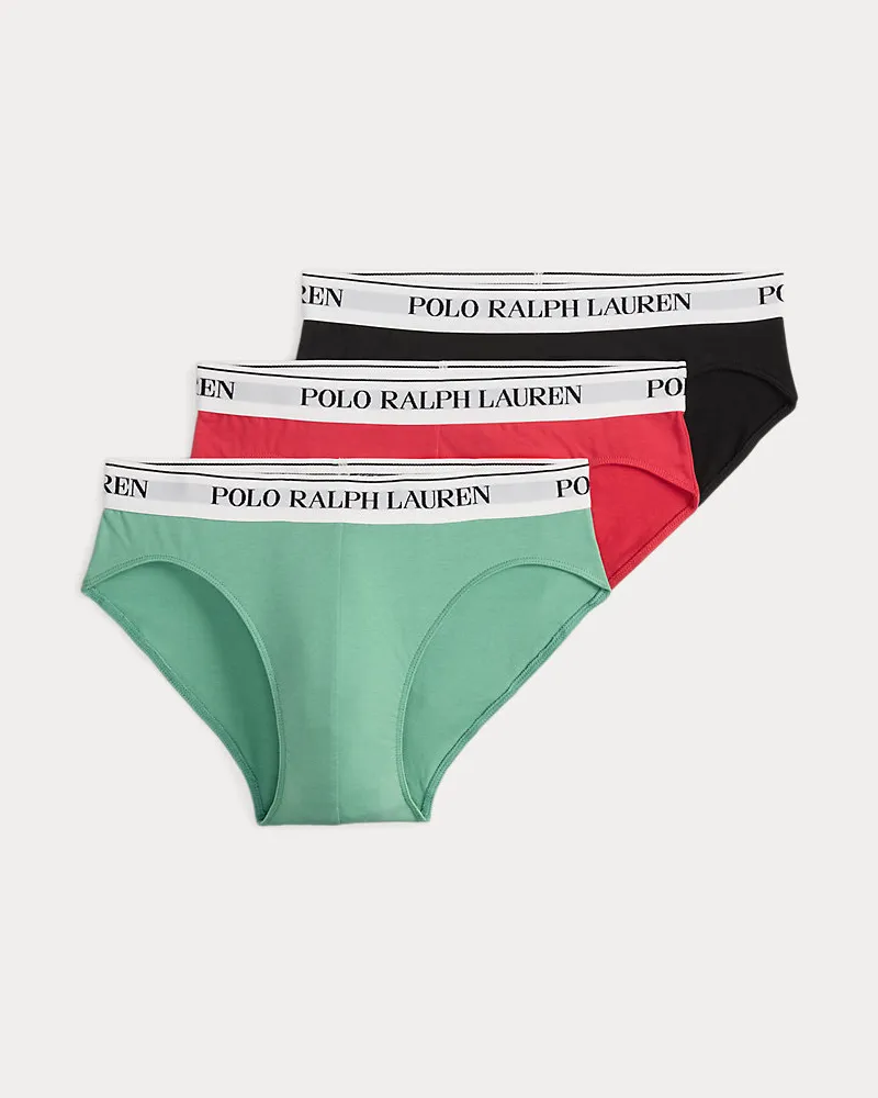 Ralph Lauren 3er-Pack Baumwollslips mit Stretch Multi