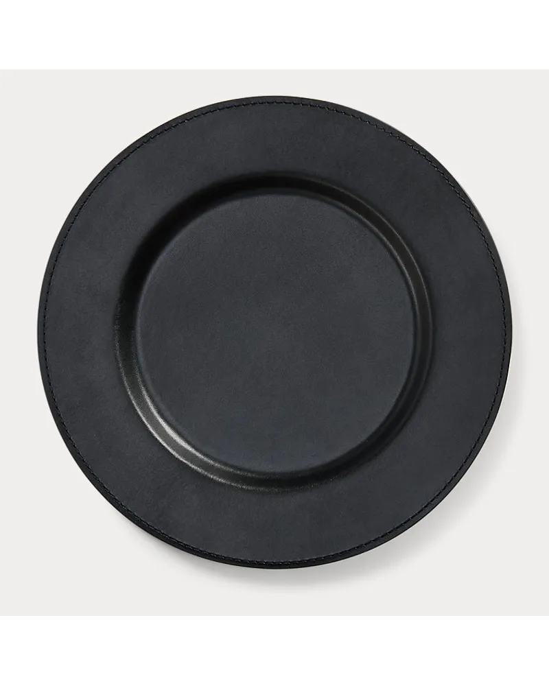 Ralph Lauren Home Platzteller Wyatt aus Leder Black