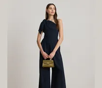 Einschultriger Jumpsuit mit Schleife