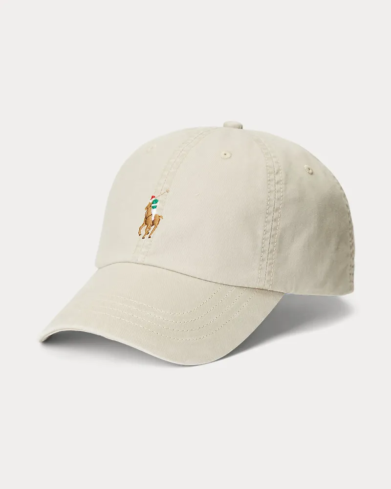 Ralph Lauren Baseballkappe aus Stretch-Baumwolltwill Tan