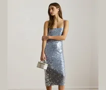 Midi-Cocktailkleid mit Pailletten
