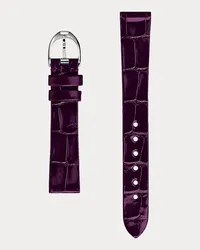 Ralph Lauren Uhrenarmband RL 888 aus Alligatorleder Purple