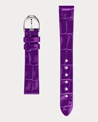 Ralph Lauren Uhrenarmband RL 888 aus Alligatorleder Purple