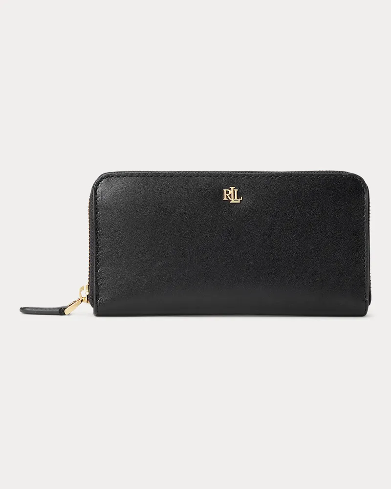 Ralph Lauren Brieftasche aus Leder Black
