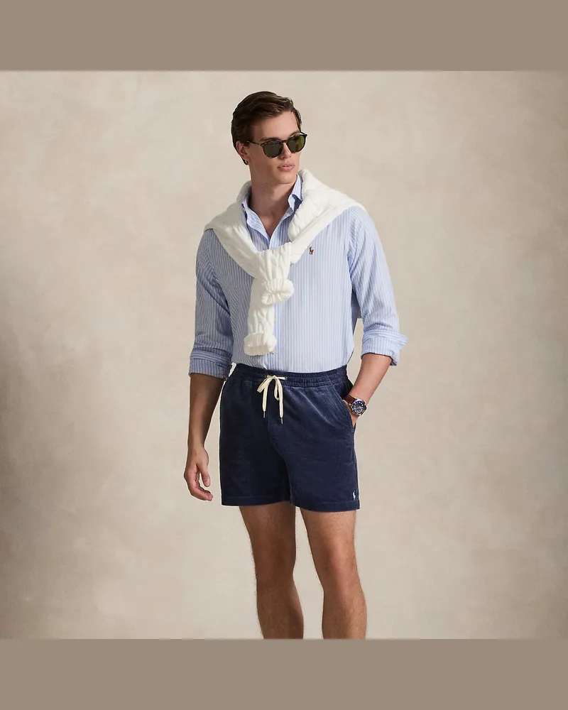 Ralph Lauren Shorts Polo Prepster aus Kordsamt Blue