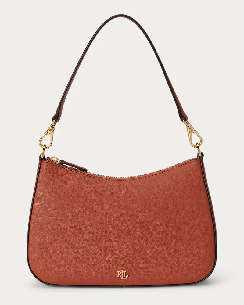 Ralph Lauren Mittelgroße Ledertasche Danni Red