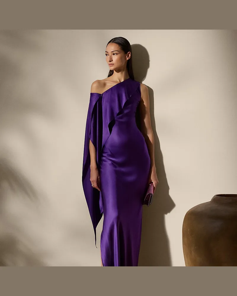 Ralph Lauren Abendkleid Lizzie aus Stretch-Charmeuse Purple