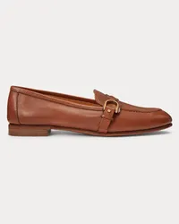 Ralph Lauren Kalbsleder-Loafer Audrey Welington Gold