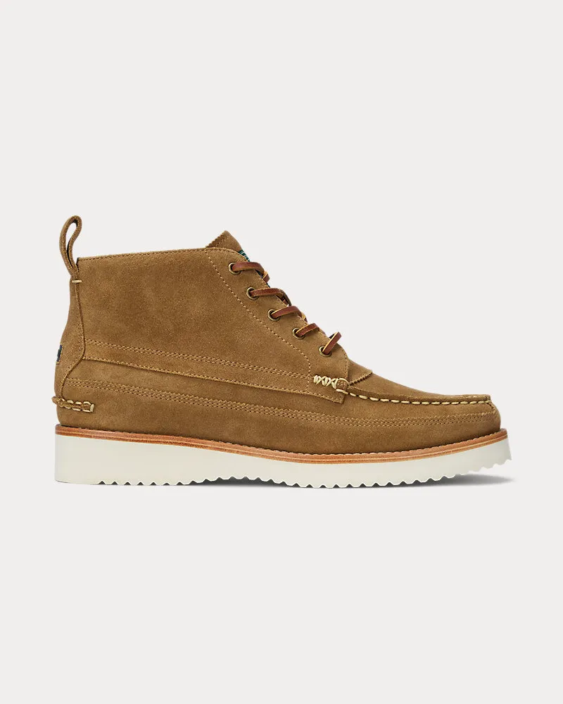 Ralph Lauren Arbeitsstiefel Ranger aus Wildleder Tan
