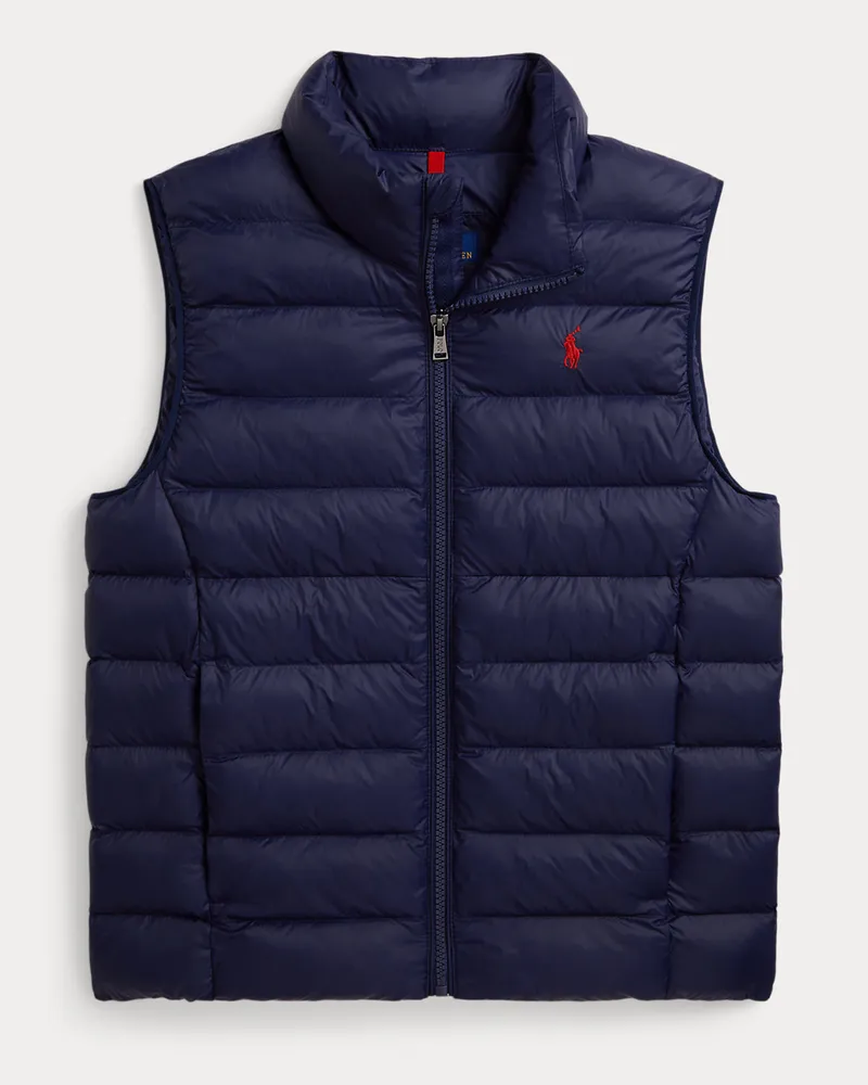 Ralph Lauren Die verstaubare Steppweste Colden Blue