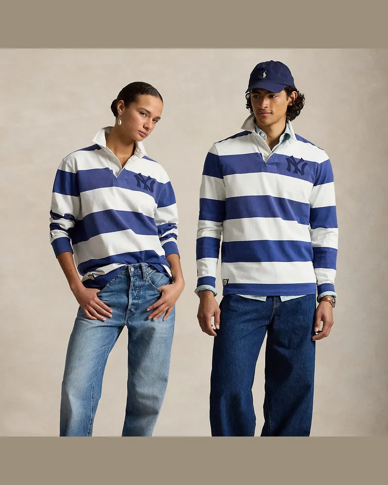 Ralph Lauren Rugbyhemd Polo  Ralph Lauren Lauren Yankees Blue