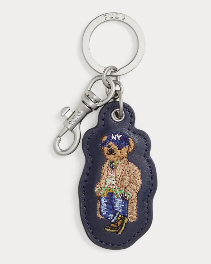Ralph Lauren Schlüsselanhänger mit Polo Bear Blue