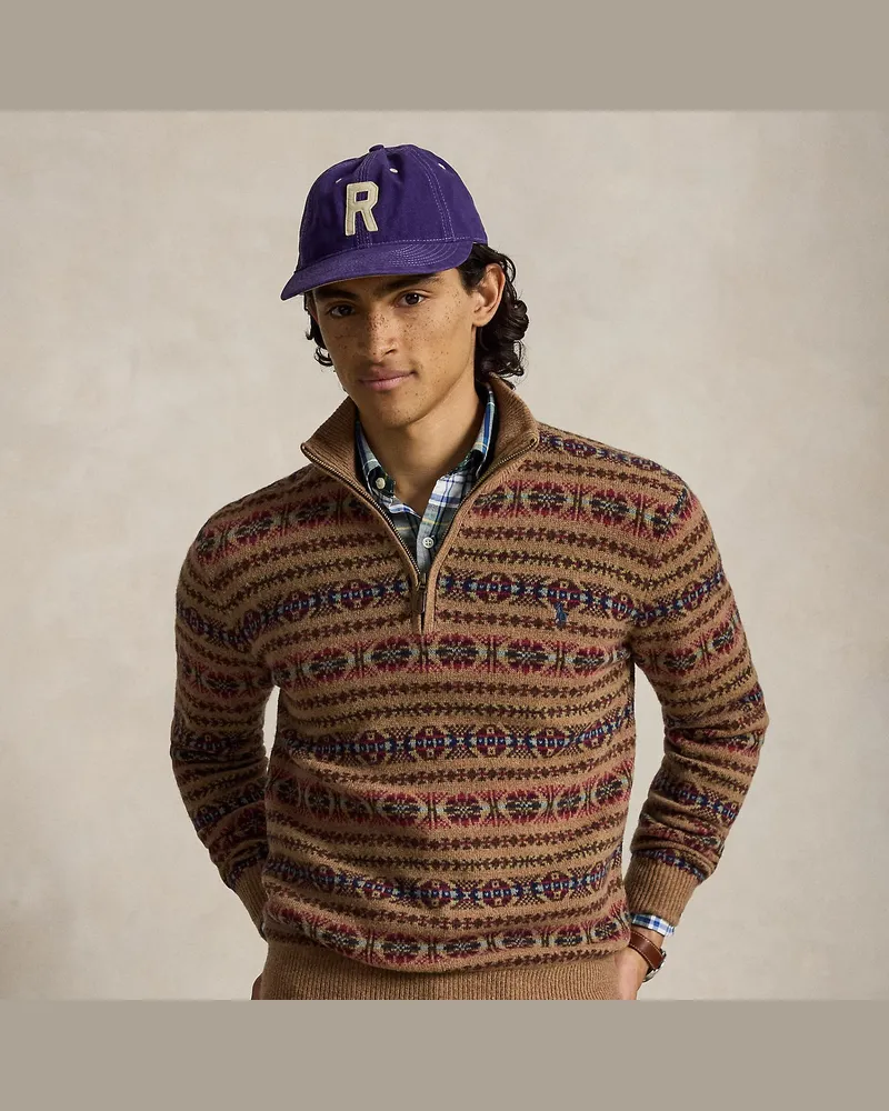 Ralph Lauren Fair-Isle-Pullover mit Halbrollkragen Multi