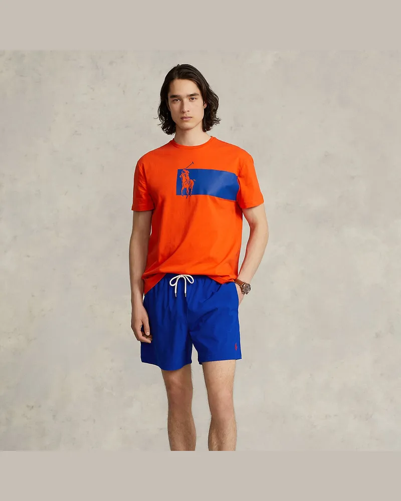 Ralph Lauren Klassische Badeshorts Traveler Blue