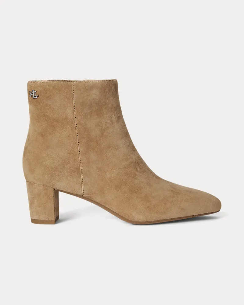 Ralph Lauren Stiefelette Demi aus Wildleder Tan