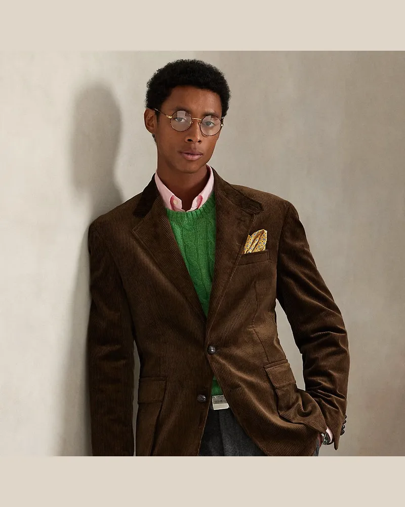 Ralph Lauren Die Kordsamtjacke RL67 Brown