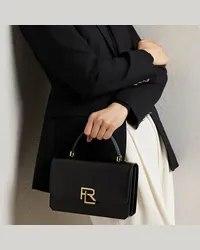 Ralph Lauren Kalbsledertasche RL 888 mit Griff oben Black