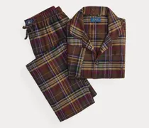 Karierter Pyjama aus Flanell