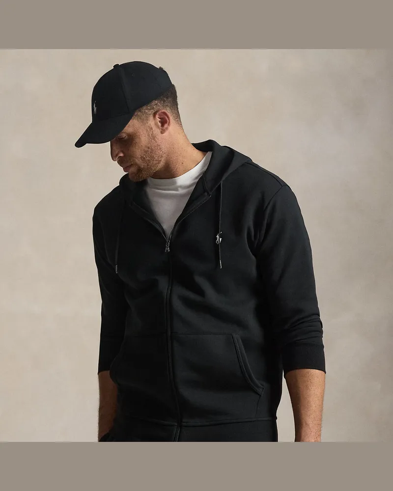 Ralph Lauren Große Größen - Doppellagige Kapuzenjacke Black