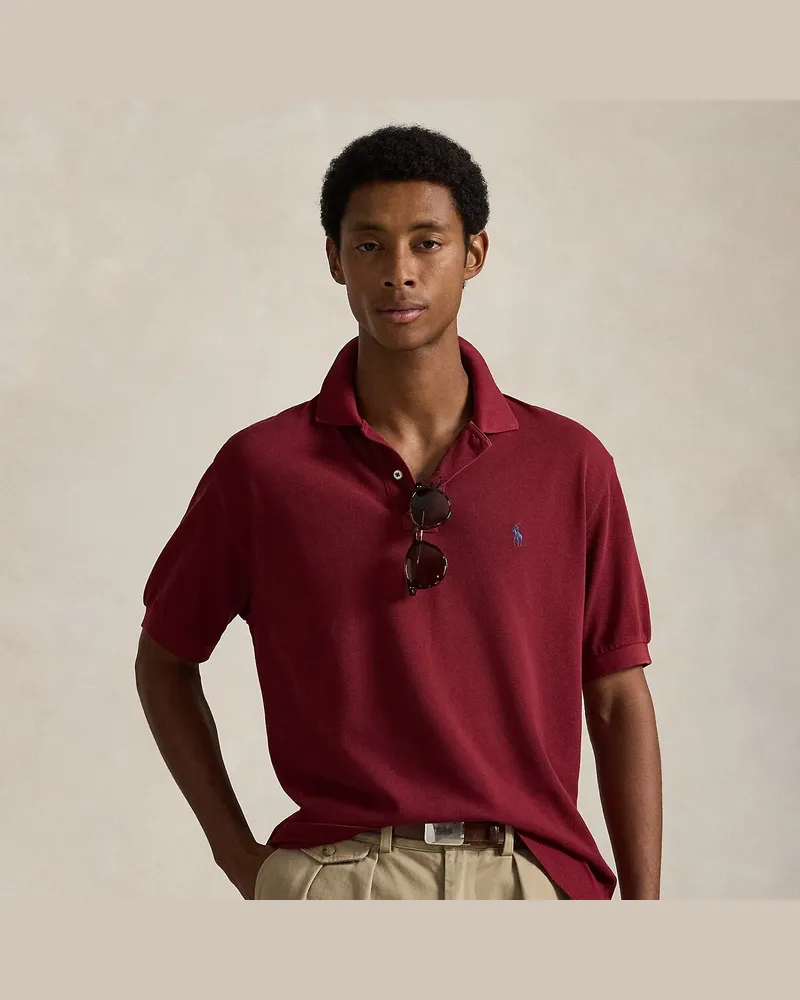 Ralph Lauren Original-Fit Piqué-Poloshirt Red