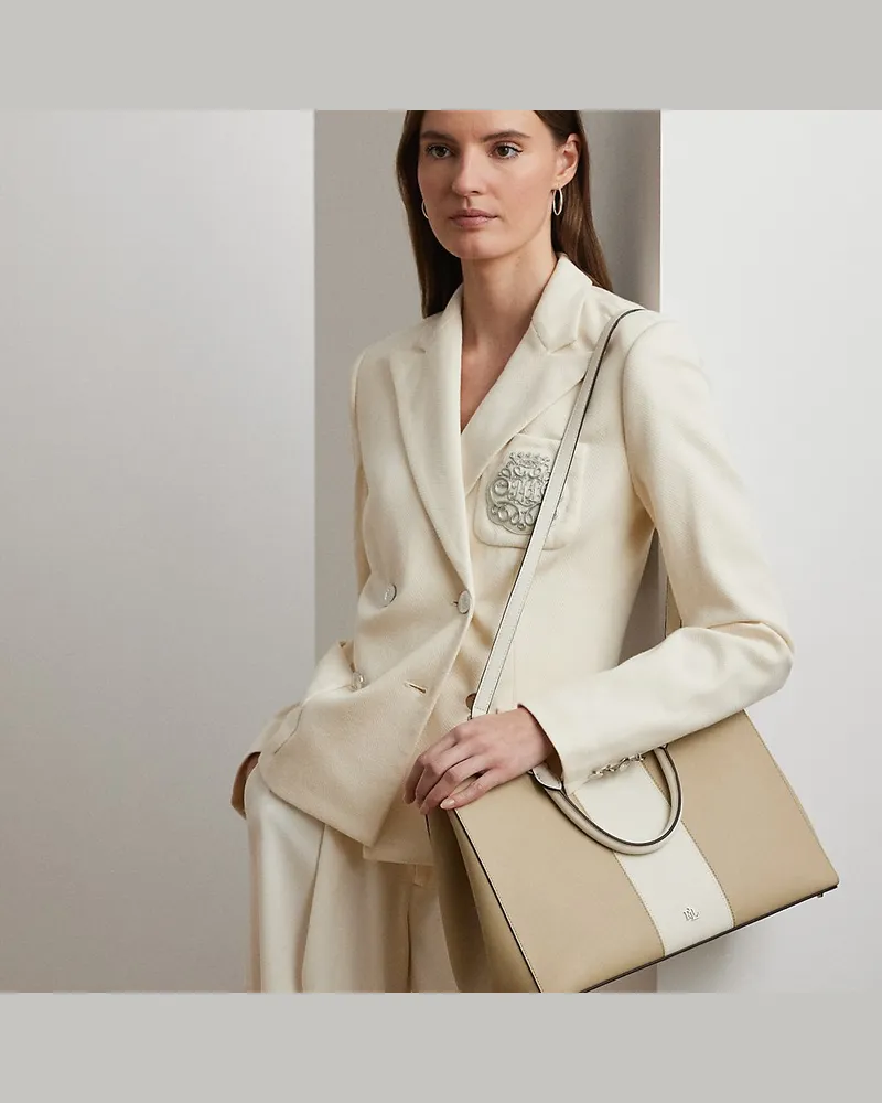 Ralph Lauren Große Umhängetasche Hanna aus Leder Multi