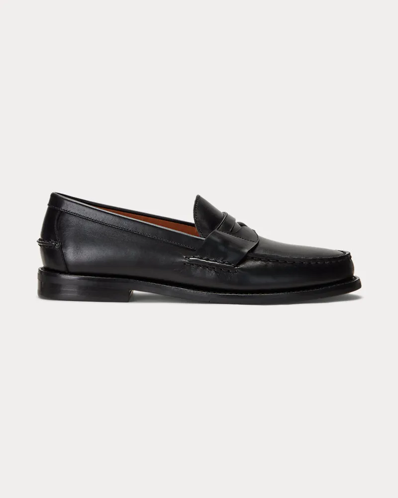 Ralph Lauren Pennyloafer Alston aus Leder Black
