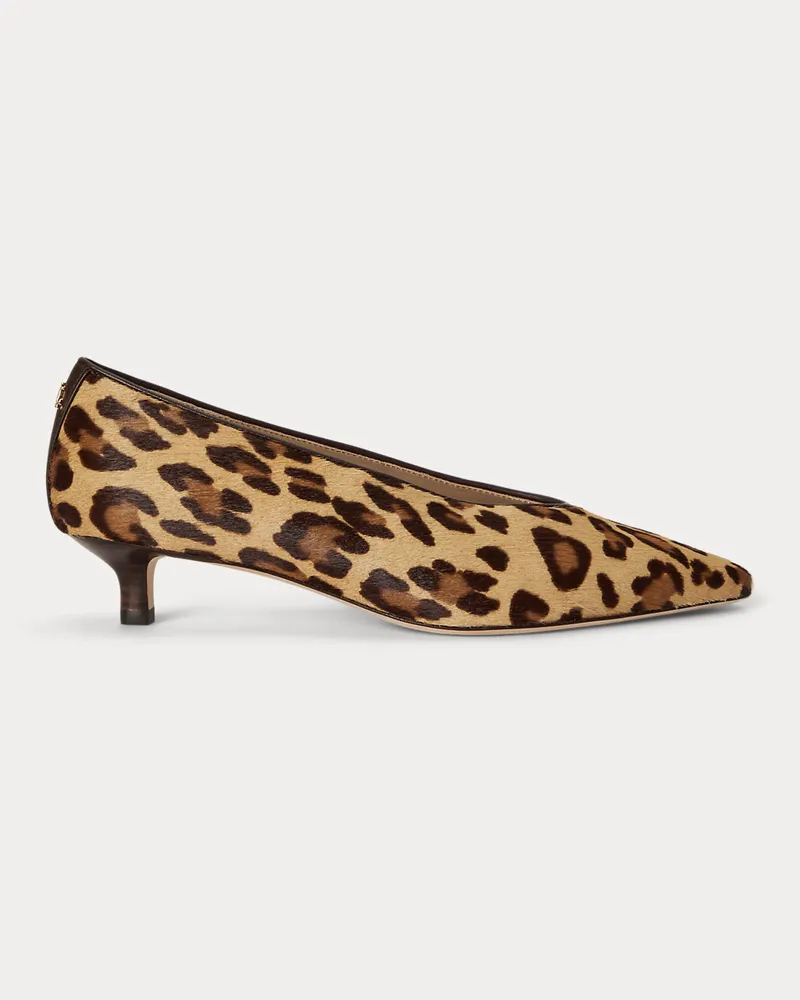 Ralph Lauren Pumps Francesca mit Leopardenmuster Multi