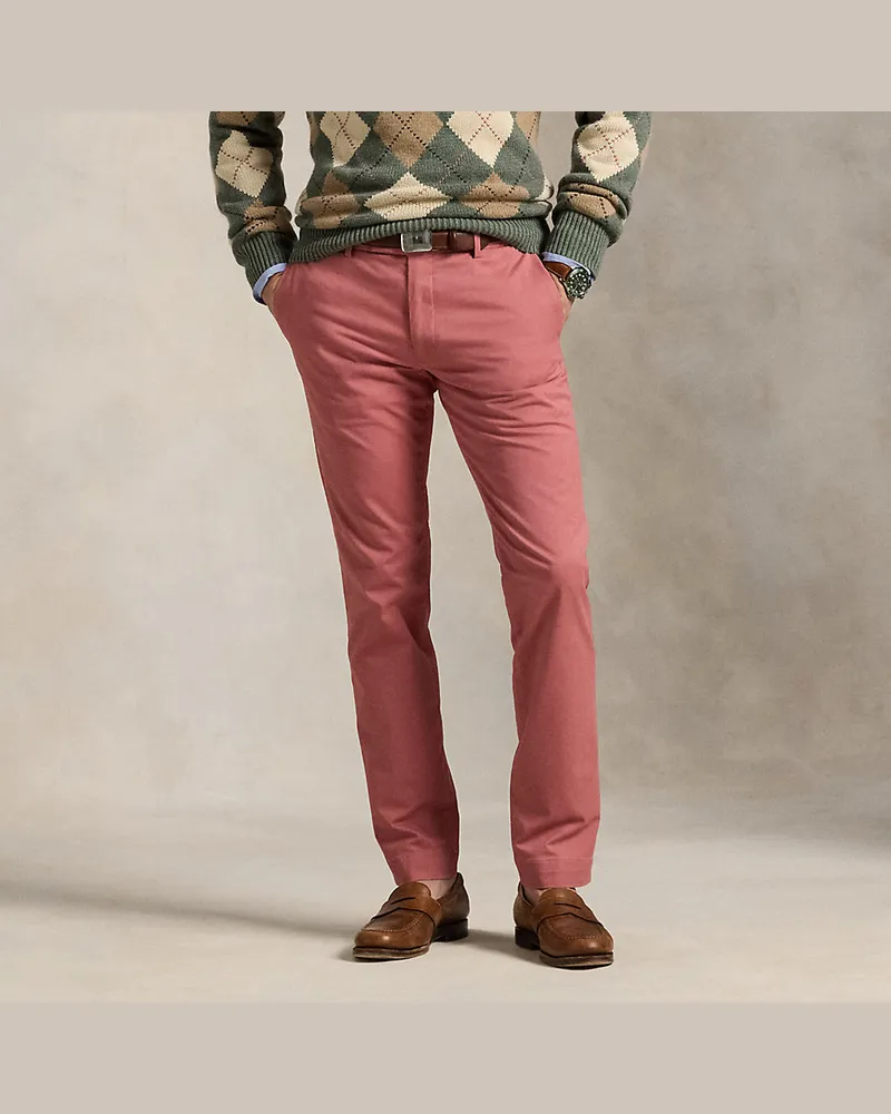 Ralph Lauren Slim-Fit Chinohose Greenwich Pink