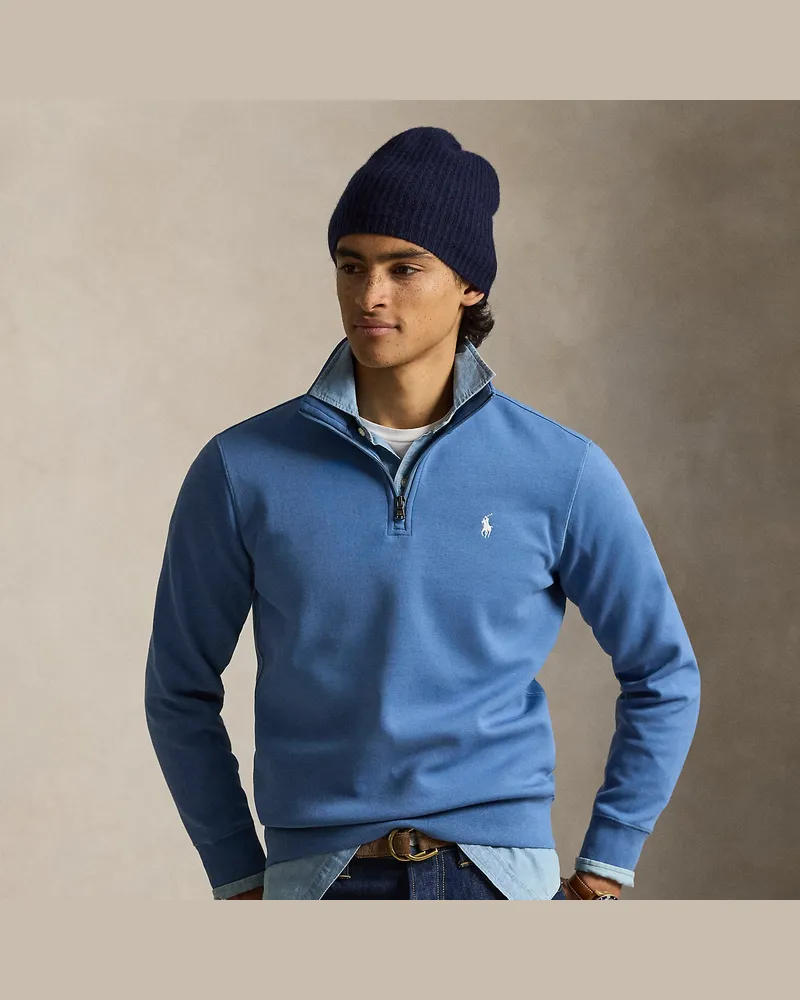 Ralph Lauren Pullover mit Viertelreißverschluss Blue