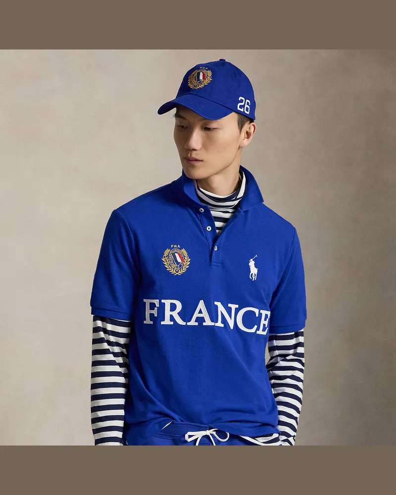 Ralph Lauren Classic-Fit Poloshirt Frankreich Blue