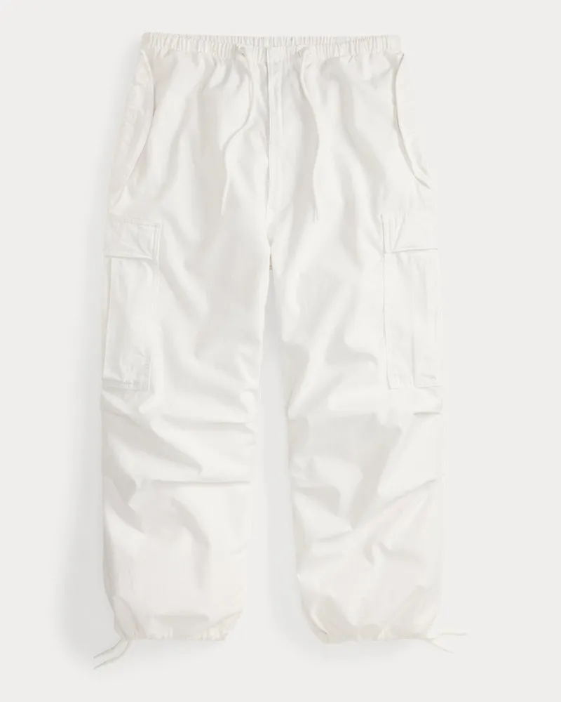 Ralph Lauren Relaxed-Fit Cargohose aus Ripstop White
