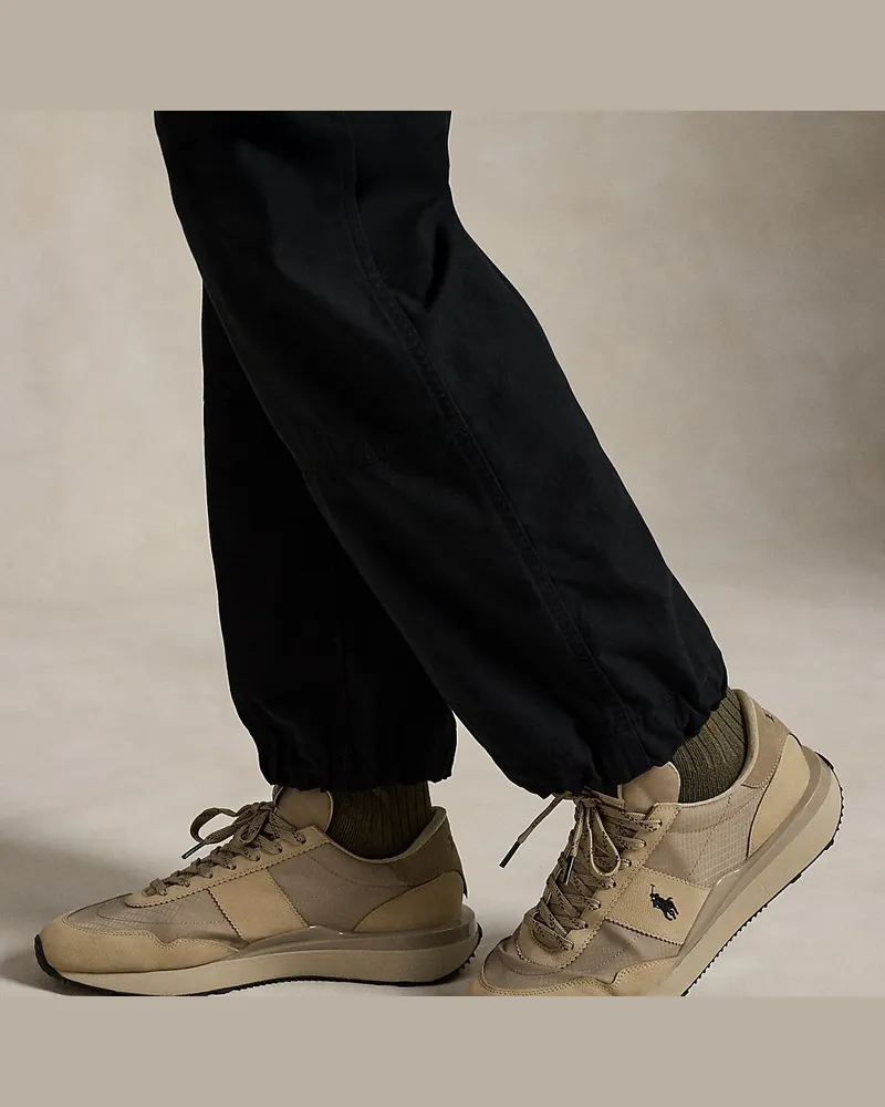 Ralph Lauren Nubuk-Oxford-Sneaker Train 89 Natural