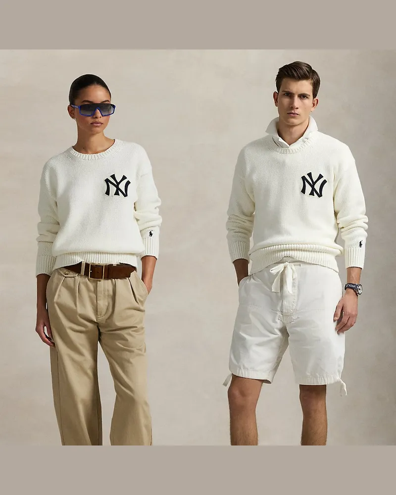 Ralph Lauren Pullover Polo  Ralph Lauren Lauren Yankees White