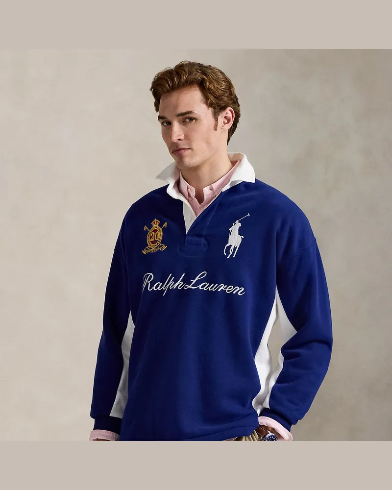 Ralph Lauren Jubiläums-Sweatshirt mit Big Pony Blue