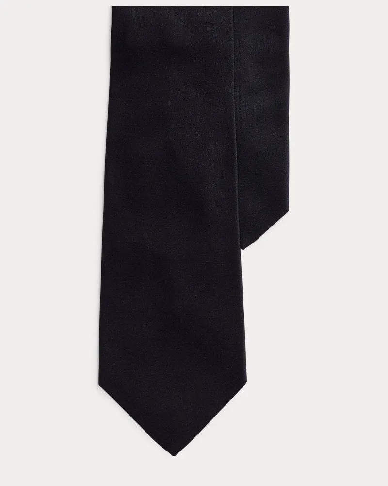 Ralph Lauren Krawatte aus Seidensatin Black