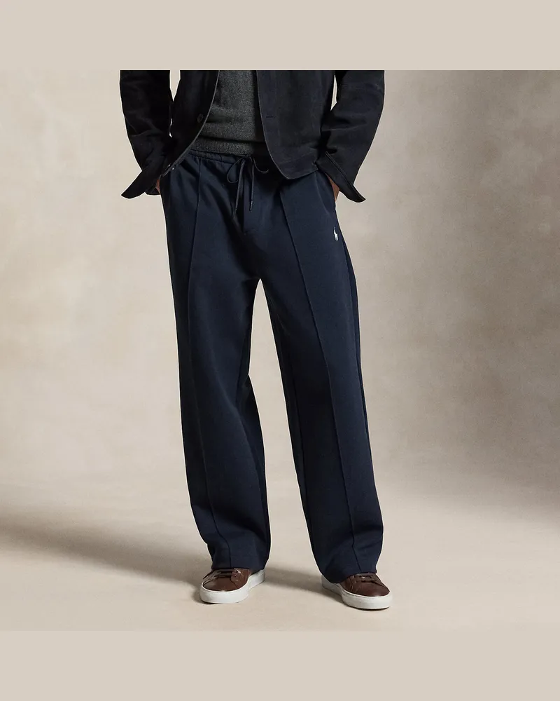 Ralph Lauren Doppellagige Hose mit Tunnelzug Blue