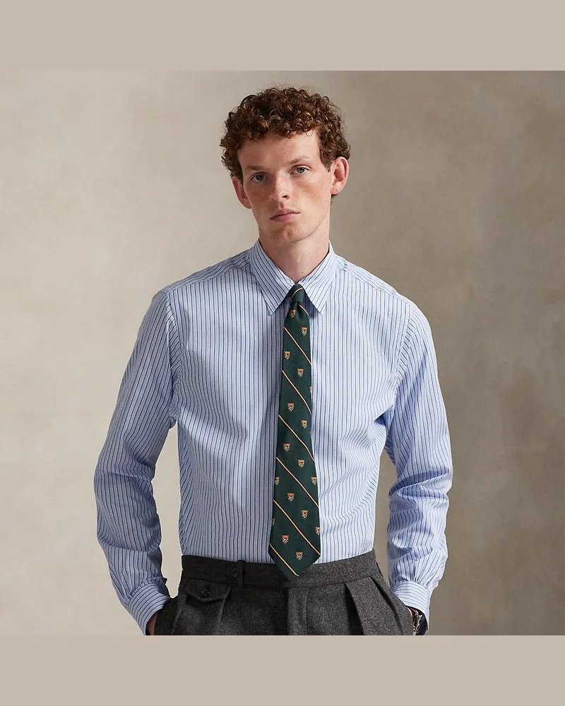 Ralph Lauren Hemd  Ralph Lauren Lauren x Thomas Mason Blue