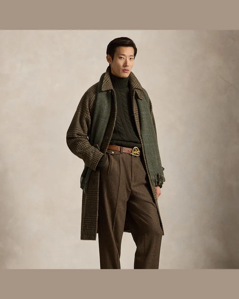 Ralph Lauren Glencheck-Balmacaan aus Wolltweed Multi