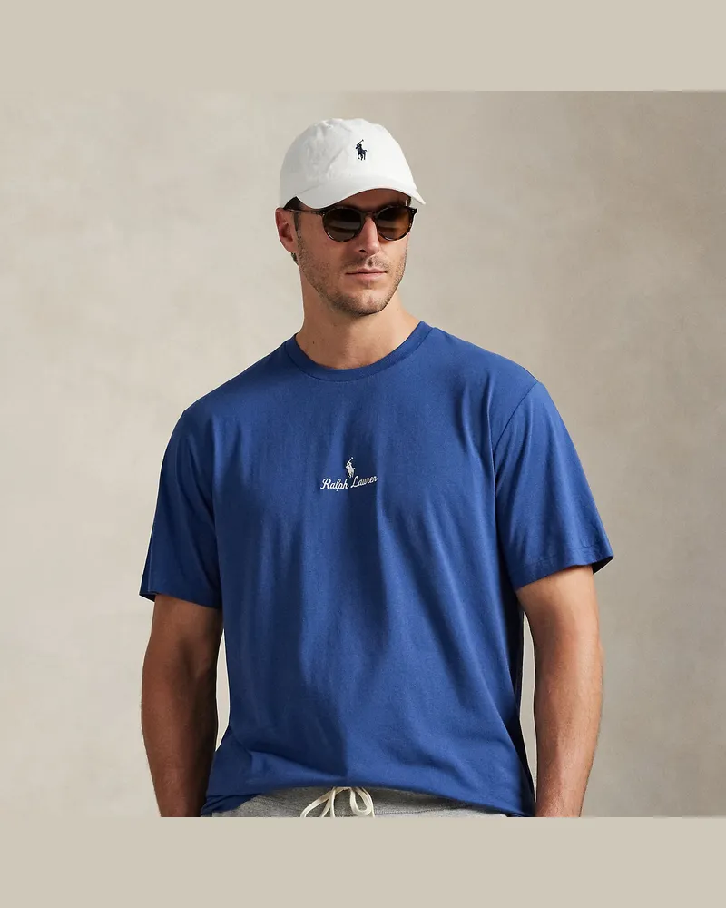 Ralph Lauren Große Größen - Jersey-T-Shirt mit Logo Blue